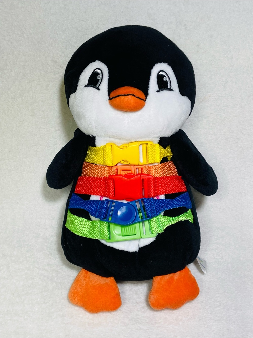 Blizzard Penguin Toy Penguin Toy with Colorful Buckle Straps Learning Toy